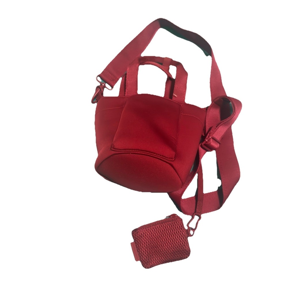 Dagne Dover Neoprene Mini Bag Red Wine Color Cross Body New Without Tag‎